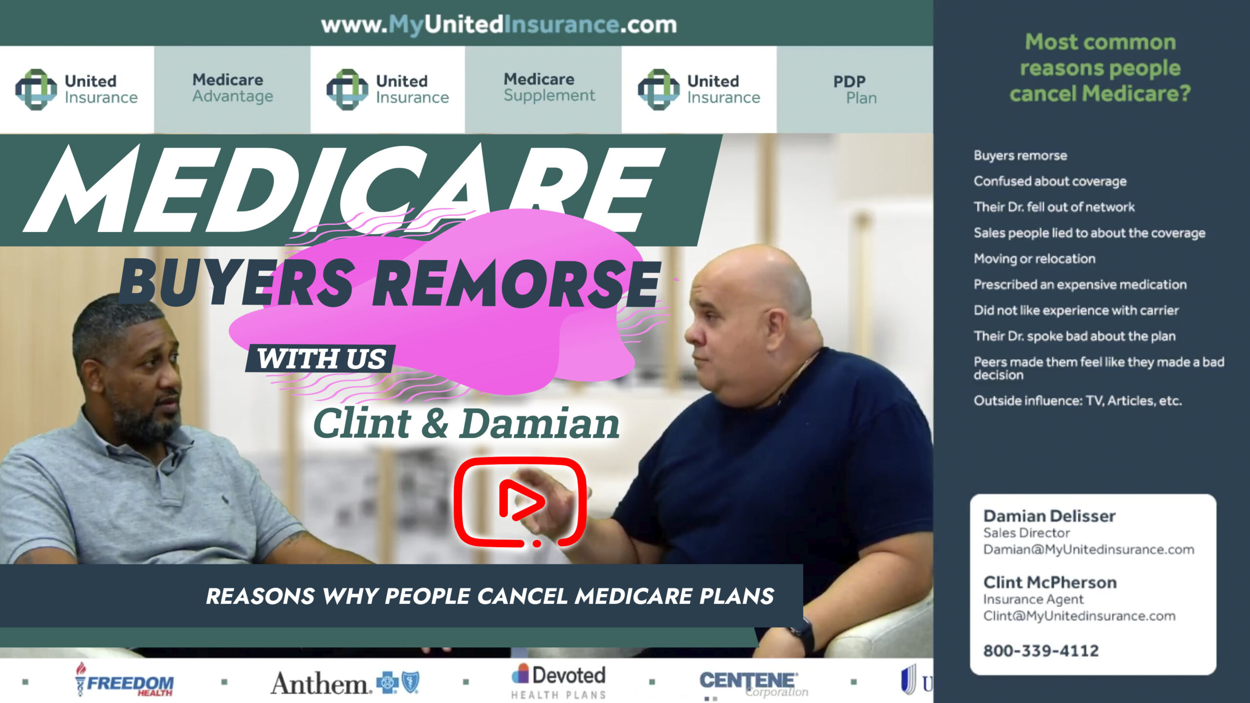 10 most common reasons people cancel Medicare Advantage Plans and Why they are wrong about it!